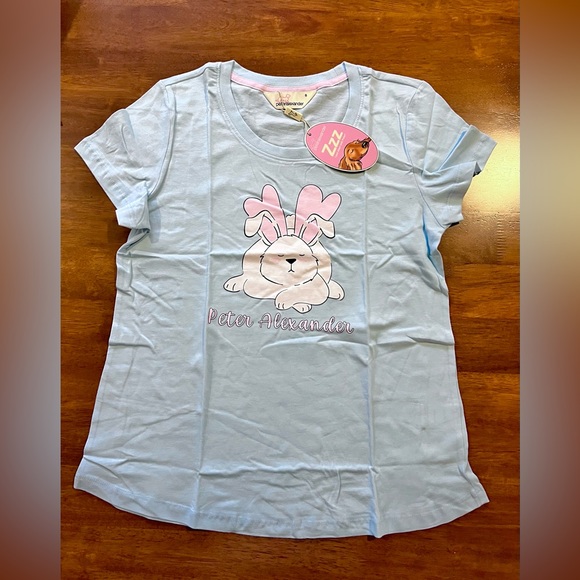 ***SOLD*** 💕🐰 Peter Alexander Bunny PJ Top 🐰💕 Pyjama Tee Size Small RRP $50 - Picture 6 of 8